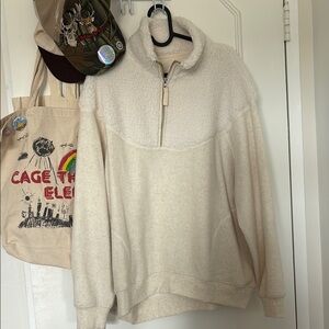 AERIE oversized quarter-zip
